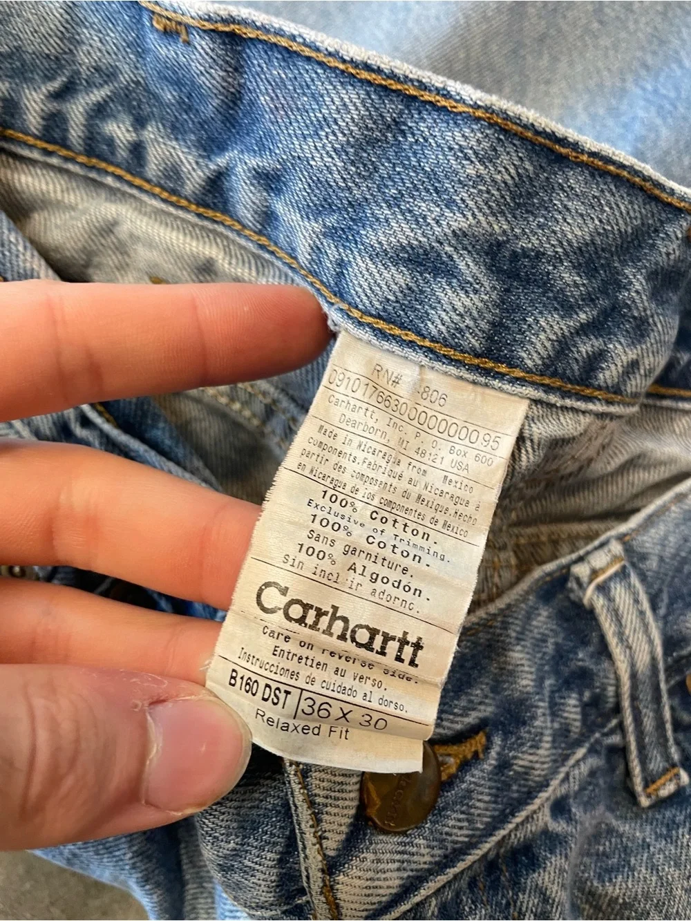 Carhartt B160 DST Relaxed Fit Jeans